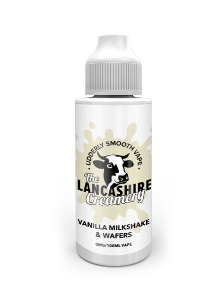 The Lancashire Creamery Vanilla Milkshake Deluxe 100ml